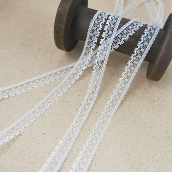 0.8cm wide Taiwan production high quality soft eyelash dots fine narrow lace accessories diy doll clothes bjd