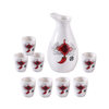 Supply ceramic wine set 9 ceramic liquor dispenser wine gift wholesale
