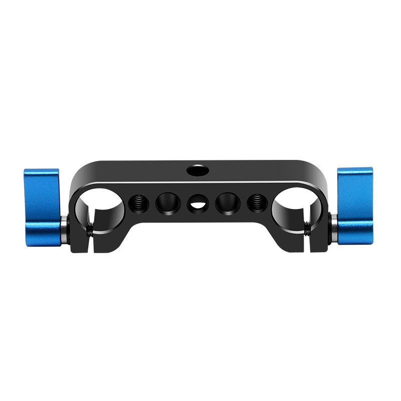 15mm double hole pipe clamp guide rail connector SLR camera parallel double hole multi-function pipe clamp photography camera accessories