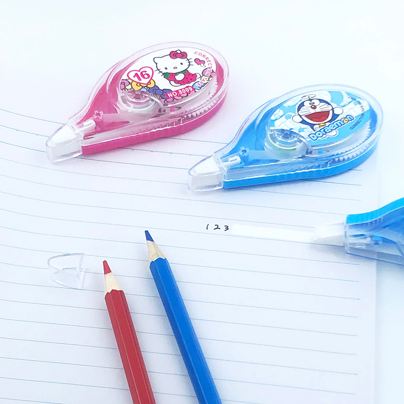 Cartoon correction tape for primary and secondary school students cute mini correction tape kitten correction tape office supplies correction tape wholesale