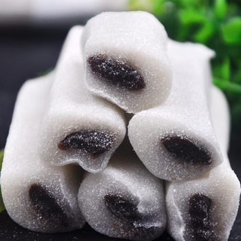 Old Shanghai Specialty Tiaotou Cake 300g Mochi Red Bean Glutinous Rice Ball Ready-To-Eat Pastries and Snacks Factory Direct Sales Wholesale