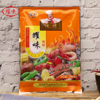 Delicious barbecue seasoning roasted gluten brush grilled fish mutton skewers vegetable seasoning commercial chain barbecue material