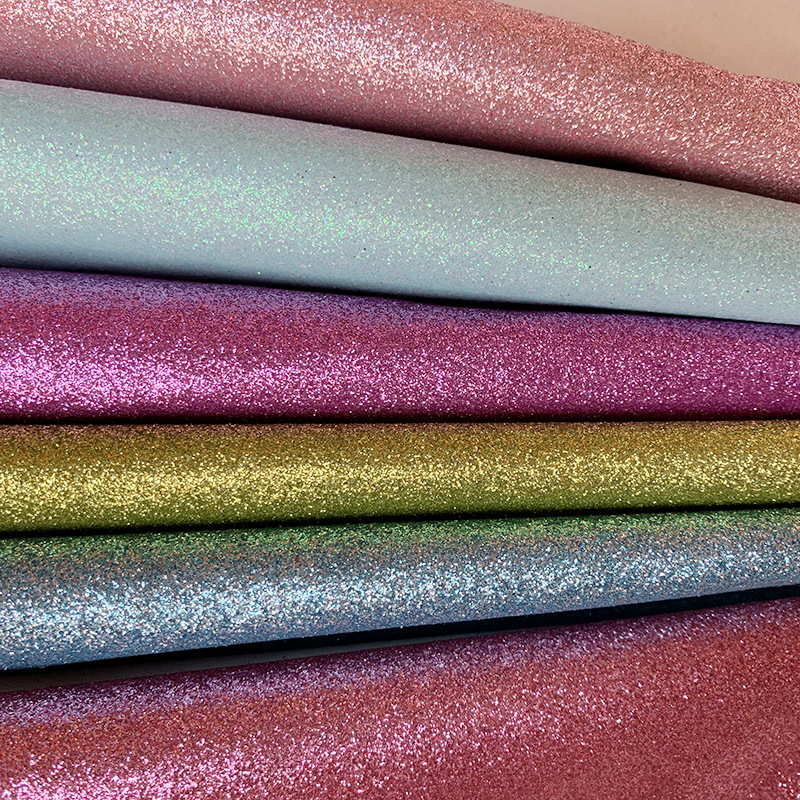 Artificial Leather PU Glitt Fabric Glitter Powder Glitter Powder Fabric Glitter Powder Stage Background Wall Handmade Jewelry