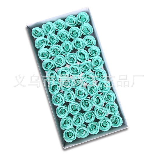 教师节四层玫瑰香皂花头肥皂花大花头玫瑰花永生花头厂家批发