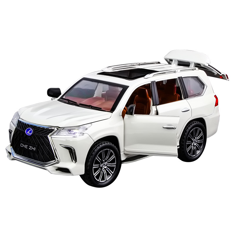 大号凌志LX-570合金汽车模型仿真车越野车吉普车儿童金属玩具车子