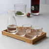 Japanese Hammered Sake Pot Glass Wine Warmer Set Household Warm Rice Wine Hot Pot White Wine Cup Ice Wine Set Ornaments