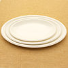 A5 White Imitation Porcelain Fish Plate Dan Plate Oval Flat Plate Foreign Trade Plastic Plate Hot Pot Lettuce Plate melamine Tableware Plate