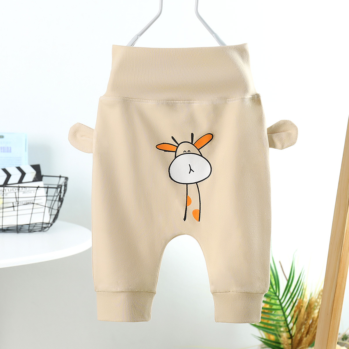 Baby Pants, New Autumn & Winter Thickened Casual Long Trousers, Boys & Girls Big PP Pants, Infant High-Waist Belly-Protecting Trendy Pants