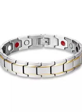 temu跨境可拆卸磁石手链 欧美时尚士情侣磁性手链饰品手表链