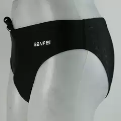 Banfei Men's Quick-Dry Water-Repellent Swim Trunks Shark Skin Style Low Resistance Competition Swim Briefs