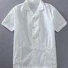 Kindergarten Kitchen Chef Work Clothes Men's Canteen Staff Clothes Women's White Chef Clothes Short-sleeved Summer Thin