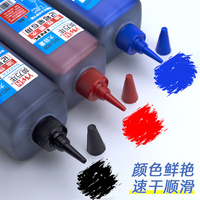 5 Bottle Free Shipping Marker Large Head Pen Ink Fill Add Ink Large Bottle 500 ml Capacity Mark Ink