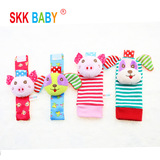 SKKBABY - разнообразные наручные колокольчики, носки-погремушки, колокольчики-погремушки, часы в форме животных с игрушками, браслет, носки-пазлы