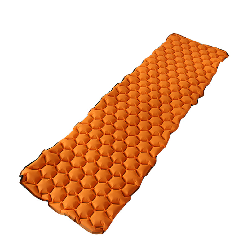 Popular Outdoor Single Hexagonal Tent Inflatable Mat Portable Waterproof Thickened Camping Sleeping Mat Factory Direct Sales Lightweight