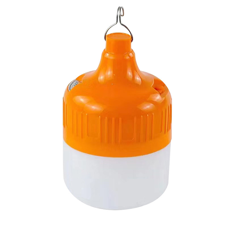 Led Rechargeable Emergency Light USB Three-Level Dimming Night Market Stall Energy-Saving Light Bulb Outdoor Waterproof Ip55 Waterproof Super Bright