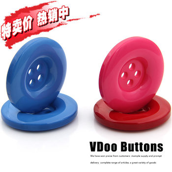 Hot-selling clothing accessories resin button button hot-selling colorful four-eye round edge suit coat trench coat button wholesale