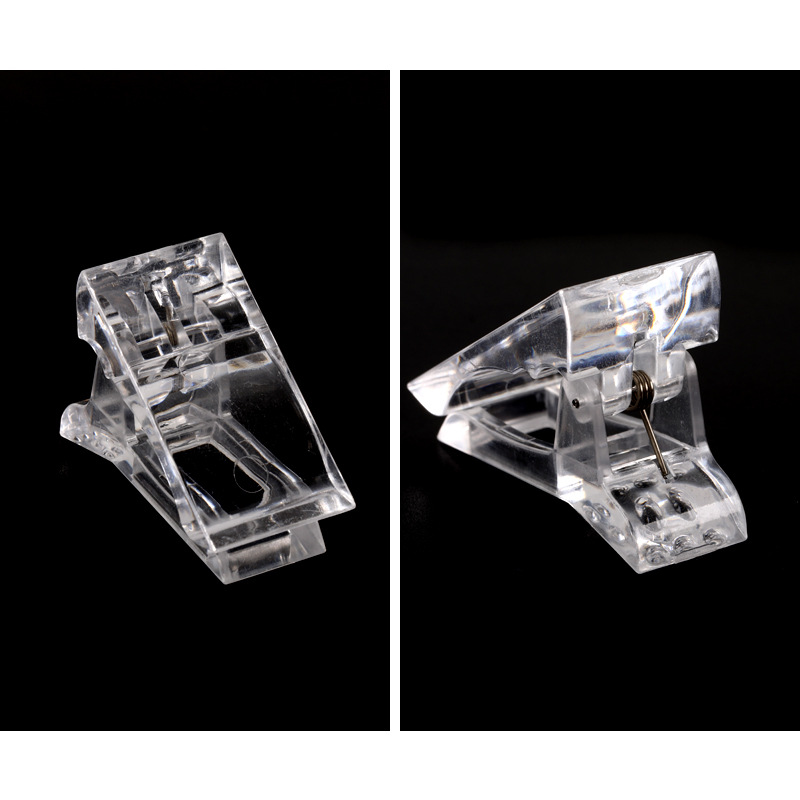 Nail Crystal clip extension clip Crystal extension glue nail mold fixing clip extension glue set clip spot wholesale