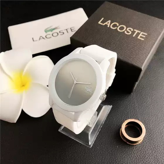 Southeast Asia hot-selling casual simple gradient color unique design thin silicone men's and women's quartz watch