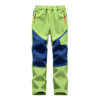 PETUTWO/Pengtu New Fall/Winter Children's Soft Shell Pants Fleece Pants Outdoor Mountaineering Pants for Boys and Girls