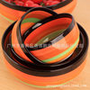 Black mouth orange Korean creative ceramic tableware rainbow bowl ramen bowl soup bowl