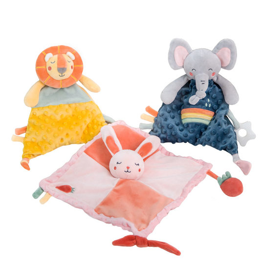 Factory goods excellent baby can be imported bite comfort toys baby sleep comfort towel plush toys a generation of hair