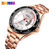 Time beauty fashion Men's quartz watch calendar week personality sun shading dial business waterproof watch men