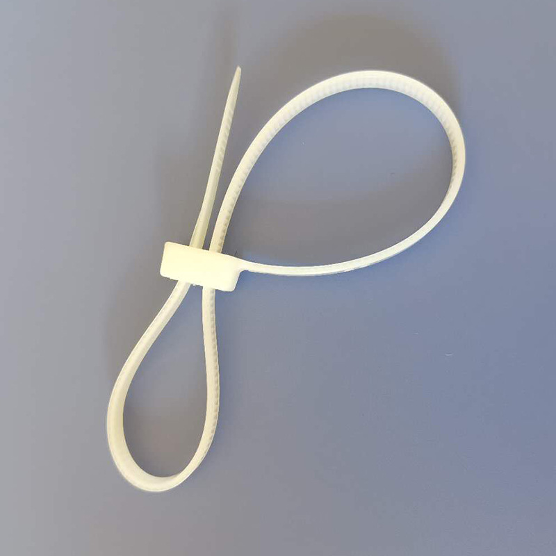 Thickened insert locking double-head new material self-locking cable tie fixing cable tie available double buckle cable tie