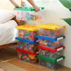 Storage Box Children's Building Blocks Lego Storage Box Transparent Storage Box with Lid Large Size