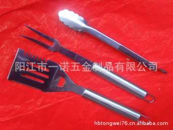 P-011Zf Barbecue Tools Three-Piece Barbecue Fork Barbecue Shovel Brush Clip Bbq Tools