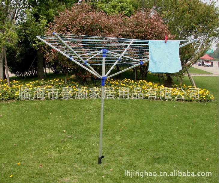 AMJ203 aluminum four-arm umbrella-shaped clothes dryer, drying rack, drying rack, drying rack