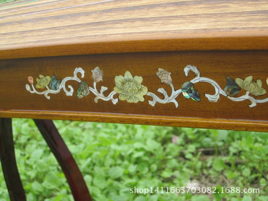 进口金丝楠木云母高档收藏级古筝