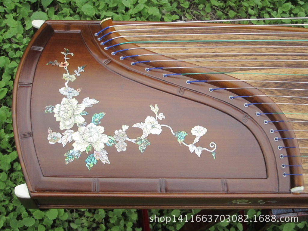 进口金丝楠木云母高档收藏级古筝