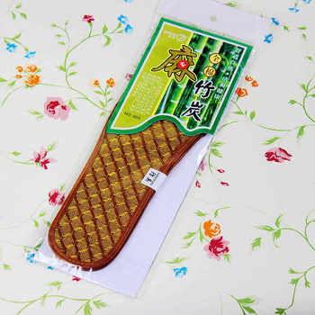 Factory wholesale bamboo charcoal linen bamboo charcoal insole deodorant insole breathable sweat absorbent deodorant insole