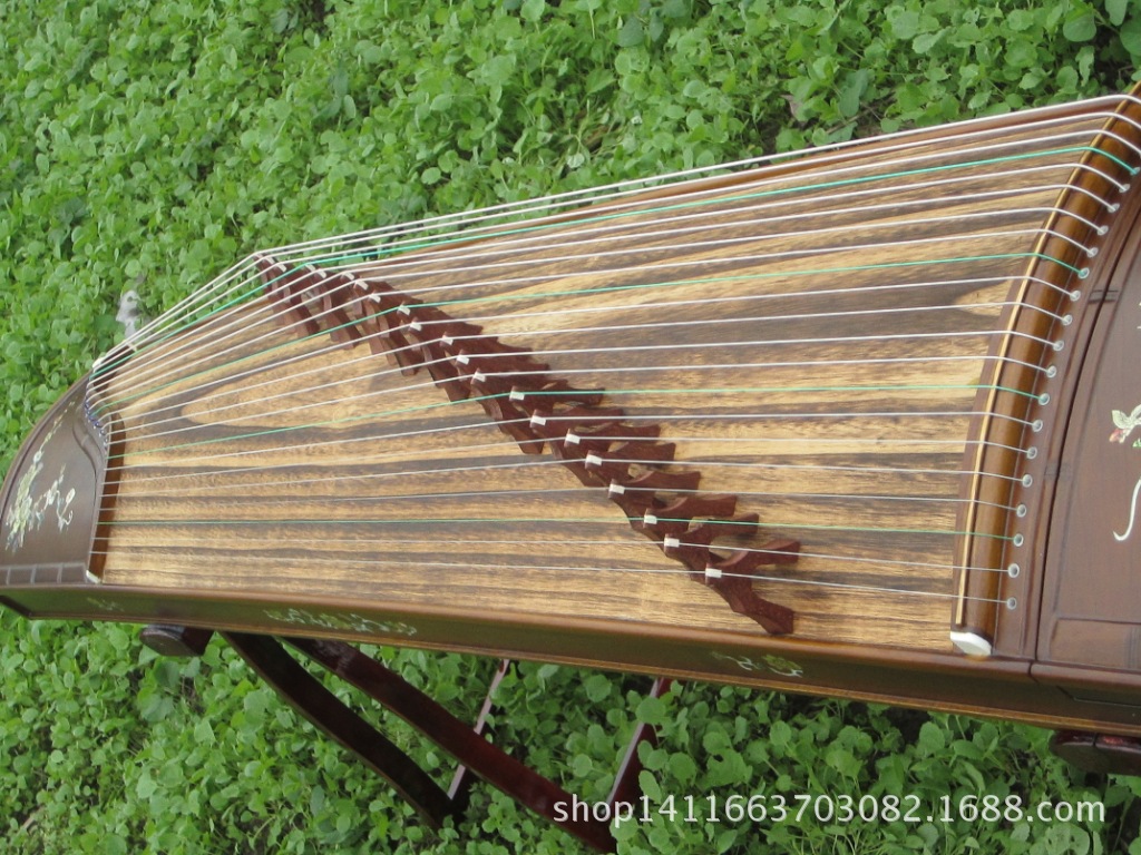 进口金丝楠木云母高档收藏级古筝