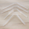 Disposable White Spoon Plastic Long Handle Spoon Micro Measuring Spoon Ear Grilled Spoon 0.15g Spoon Small Spoon