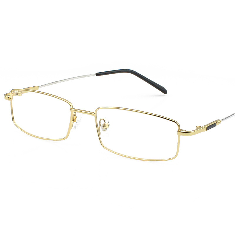 Lightweight memory Titanium Business Men's optical frame full frame glasses frame glasses frame can be equipped with myopia long-term goods