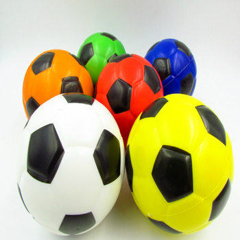 PU sponge soft ball solid toy ball football wrist training diameter 6.3cm PU foam ball