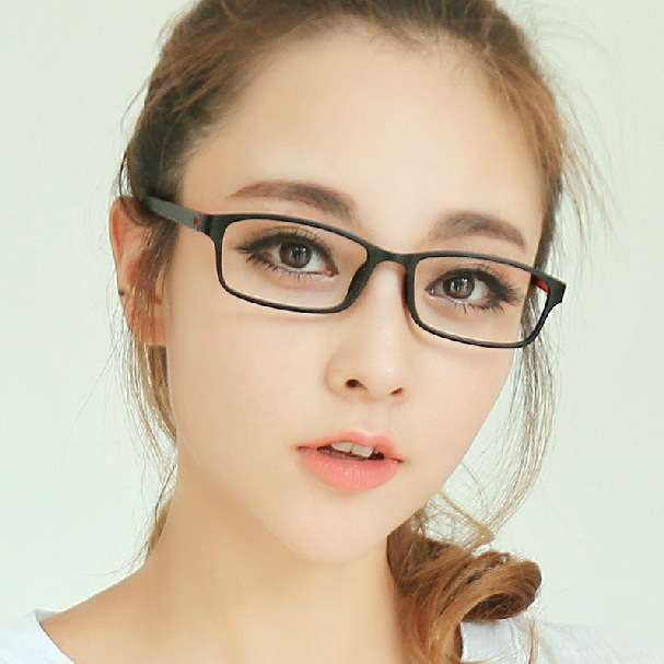 Myopia plain glasses men's and women's imitation TR90 full frame glasses frame glasses frame JR1331 Lei Dishu