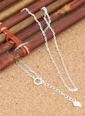 ins小众银饰S925纯银项链银饰品个性日韩精致素银女款锁骨链简约