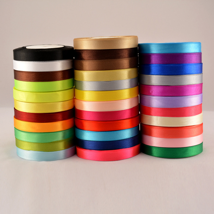 Factory Direct 1.2CM wide polyester ribbon gift packaging ribbon wedding candy box accessories ribbon ribbon ribbon