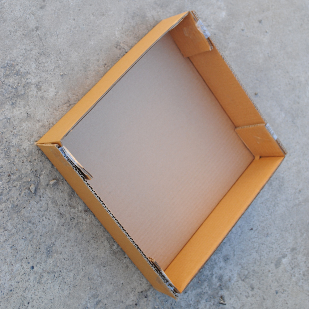 Beijing Packaging Box Factory Five-Layer Ab Corrugated Lid and Base Carton Food Delivery Pizza Fried Chicken Box Wholesale Corrugated Paper