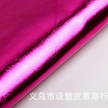 Factory direct supply pu101 grain leather film metal light soft clothing fabric diy handmade materials wholesale