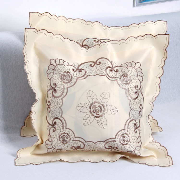 Yuan Yu Meng New embroidered pillow cover embroidered pillow cover bedside pillow cover fabric cushion cover wholesale