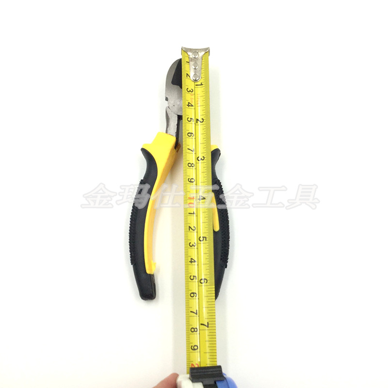 手动装修工具多功能老虎钳子8寸按摩柄钢丝钳尖嘴钳斜口钳批发