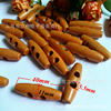 4cm Foreign Trade Wooden Olive Button Coat Coat Coat Decorative Button Fashion Button Natural Wood 2 Eyes