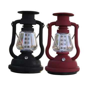 Solar lamp retro lantern hand-cranked charging camping lamp solar charging tent lamp portable lamp