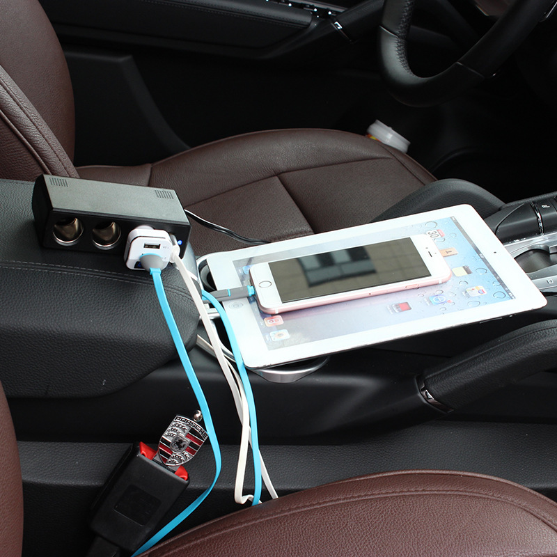 Shunwei 24V to 12v converter 24V car one minute three cigarette lighter with USB one drag three SD-1930