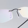 Wholesale fashion frameless glasses frame myopia Ultra Light super elastic TR90 colorful jelly men and women frame 720