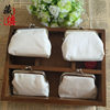 Fluorescent White Canvas Coin Purse Student Fabric Coin Bag Children's Wallet Christmas Small Gift Wholesale