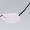 Wholesale fashion frameless glasses frame myopia Ultra Light super elastic TR90 colorful jelly men and women frame 720